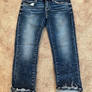 BKE Dark Wash Cropped Jeans